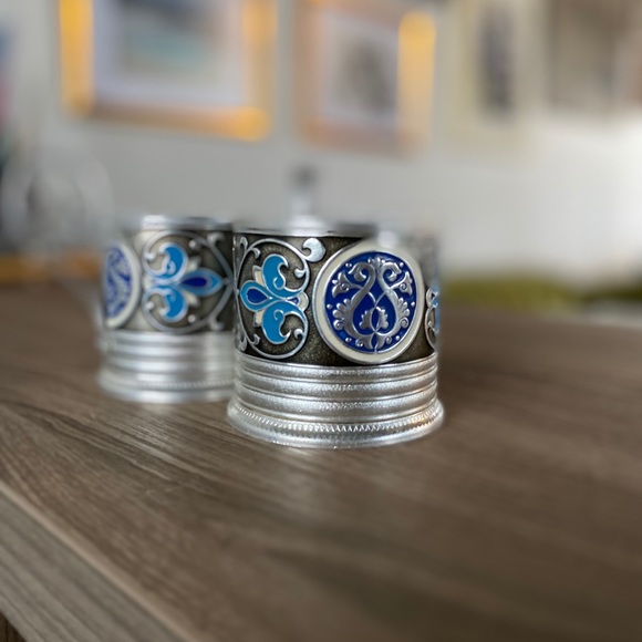 Authentic Soviet Russia Vintage Podstakannik - Picture 3 of 6